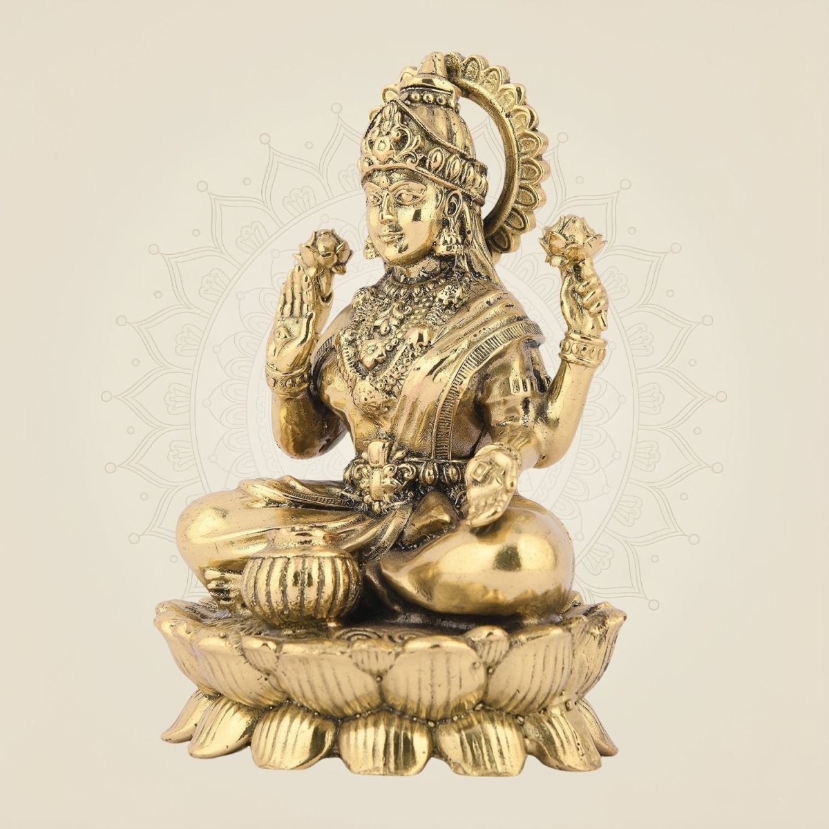 Pure Brass Laxmi Ji on Lotus Idol 4.5