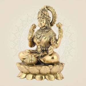 Brass Laxmi Ji murti