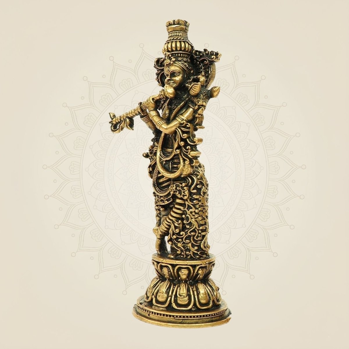 Krishna Bronze Statue