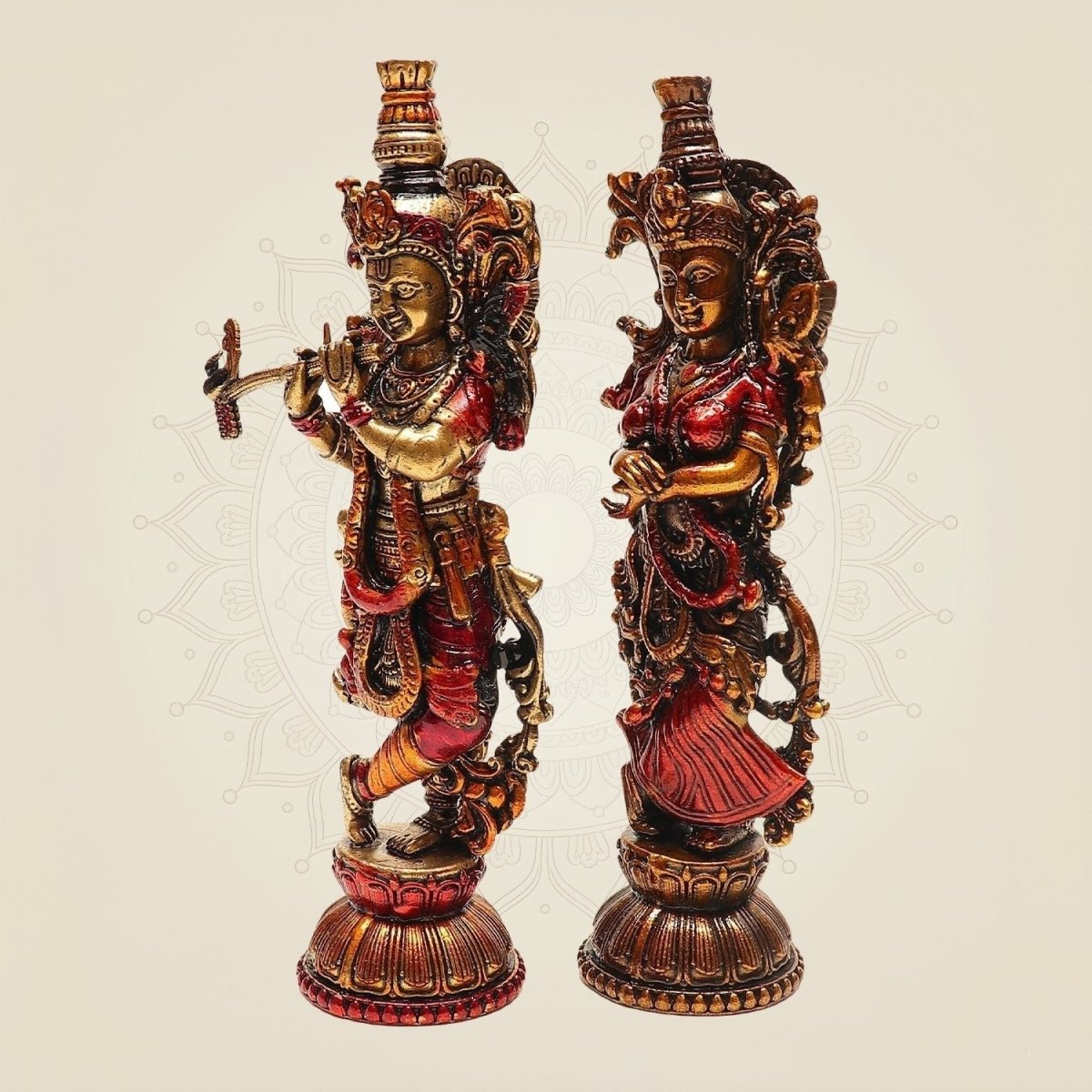 Colored Brass murti