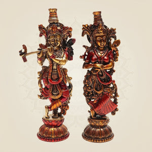 4.75" Radha Krishna Statue