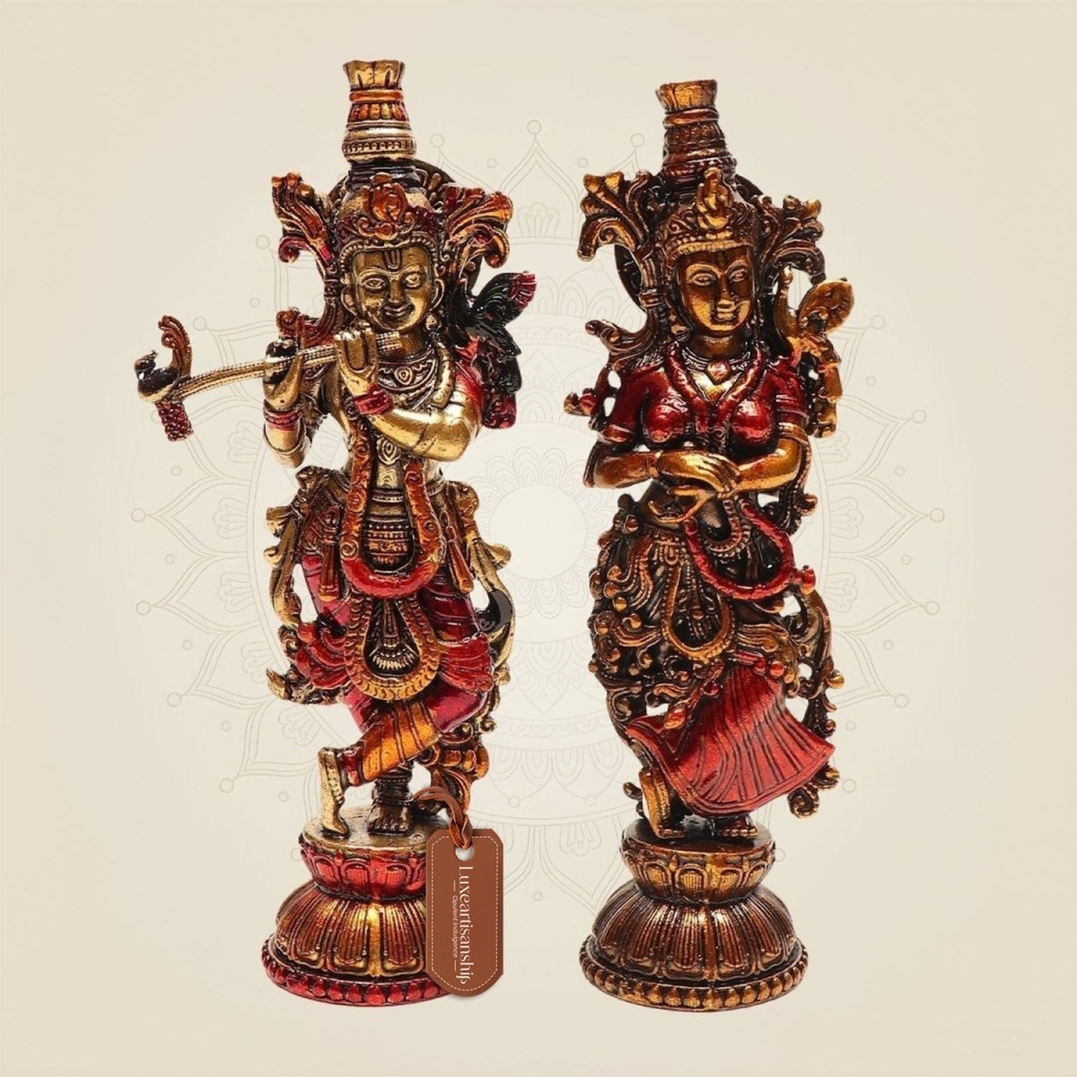 4.75" Radha Krishna Statue
