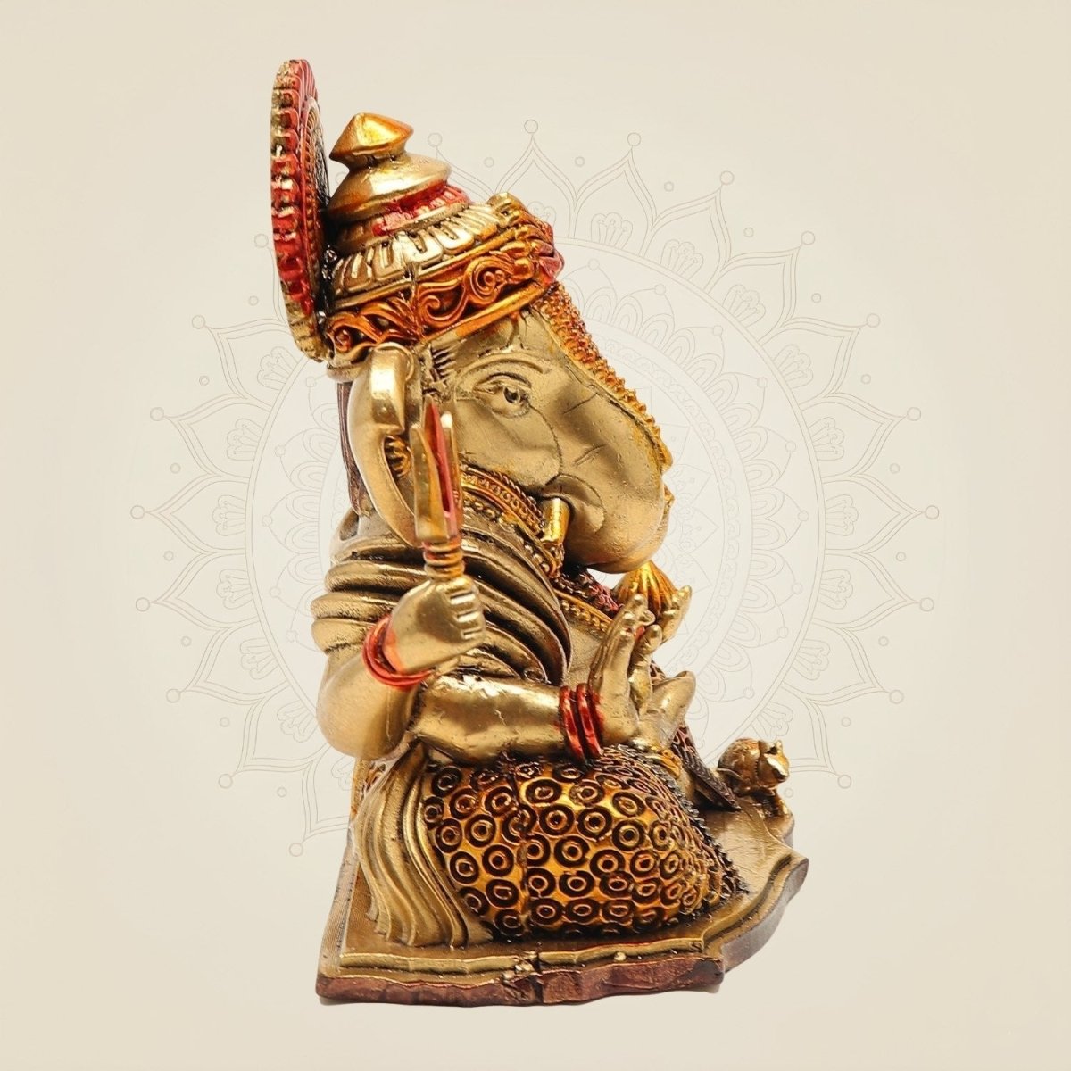5″ Brass Dagduseth Ganesha Statue