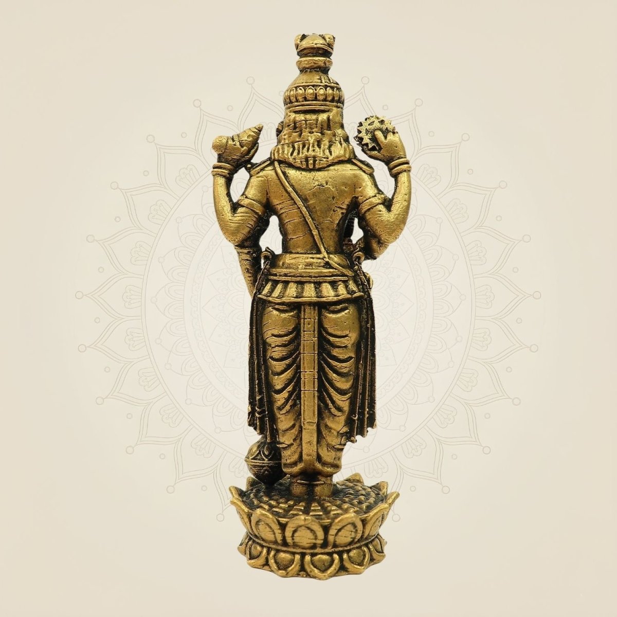 Lord Vishnu Bronze statue