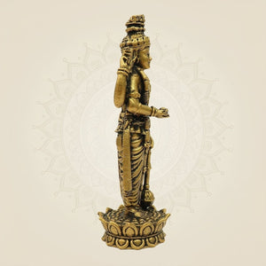 Bronze Lord Vishnu Idol