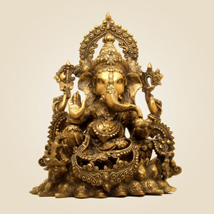 Brass Ganesha Idol