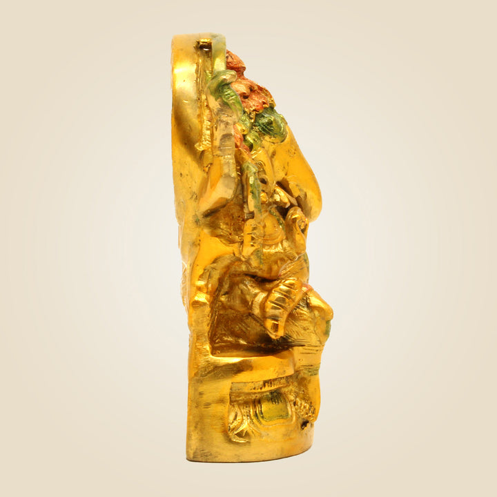 Brass Panchmukhi Ganesha