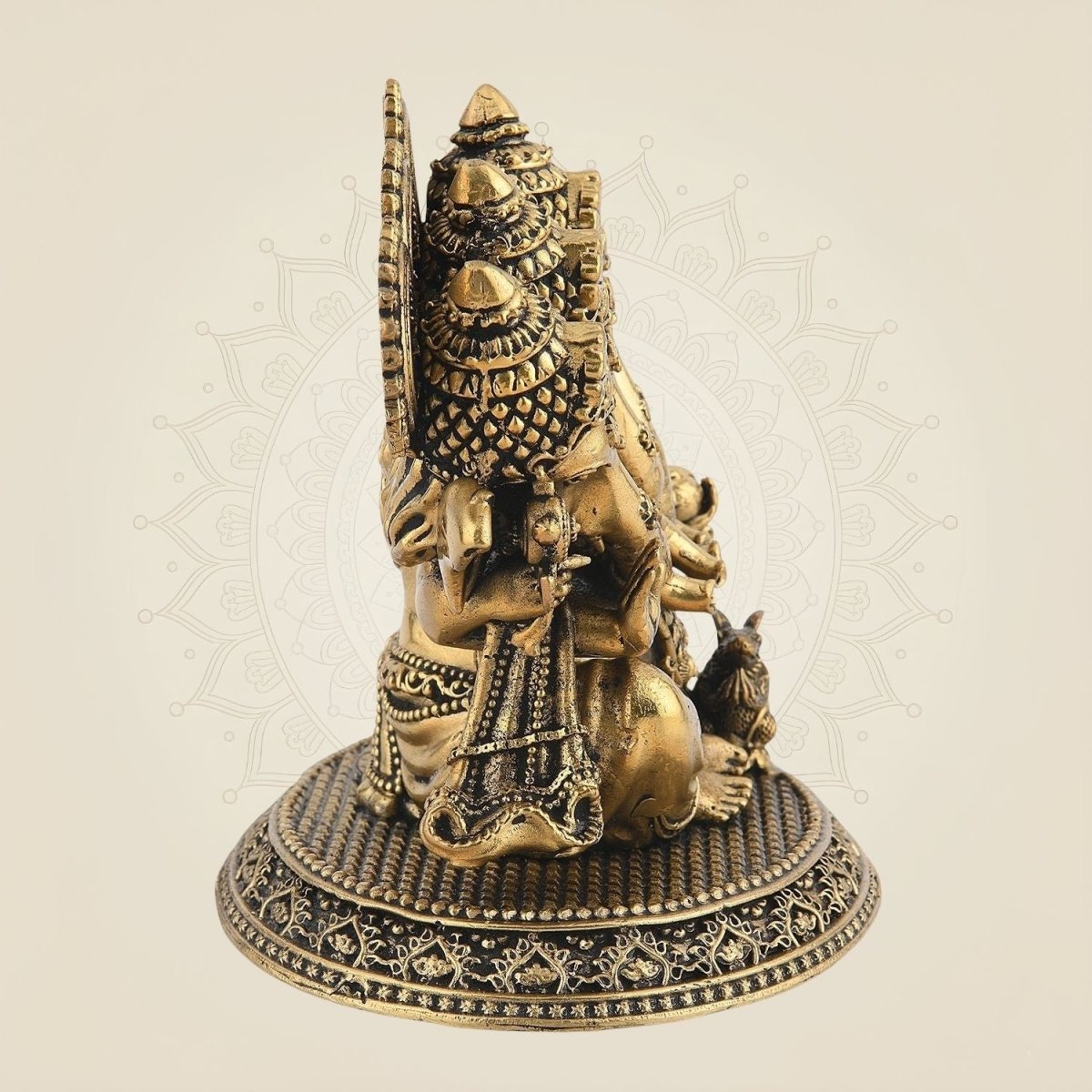 Panchmukhi Ganesha Brass Statue