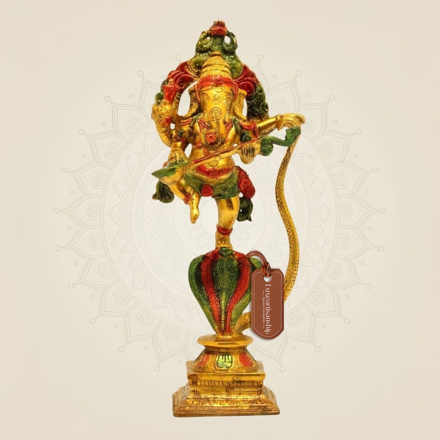 Ganesha Brass Sculpture