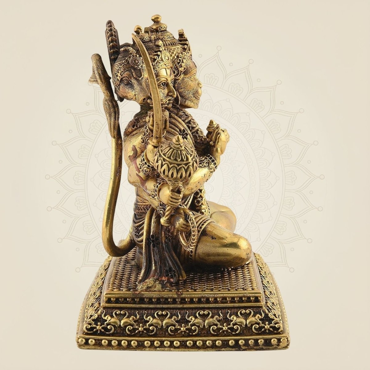 Panchmukhi Hanuman Brass Idol