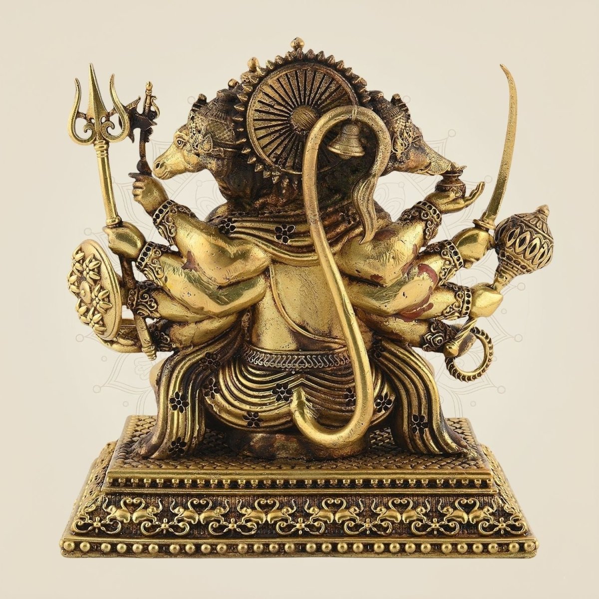 Panchmukhi Hanuman Brass Murti