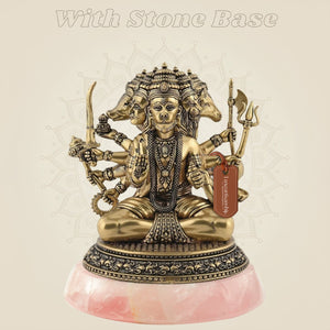 Panchmukhi Hanuman with Stone Base
