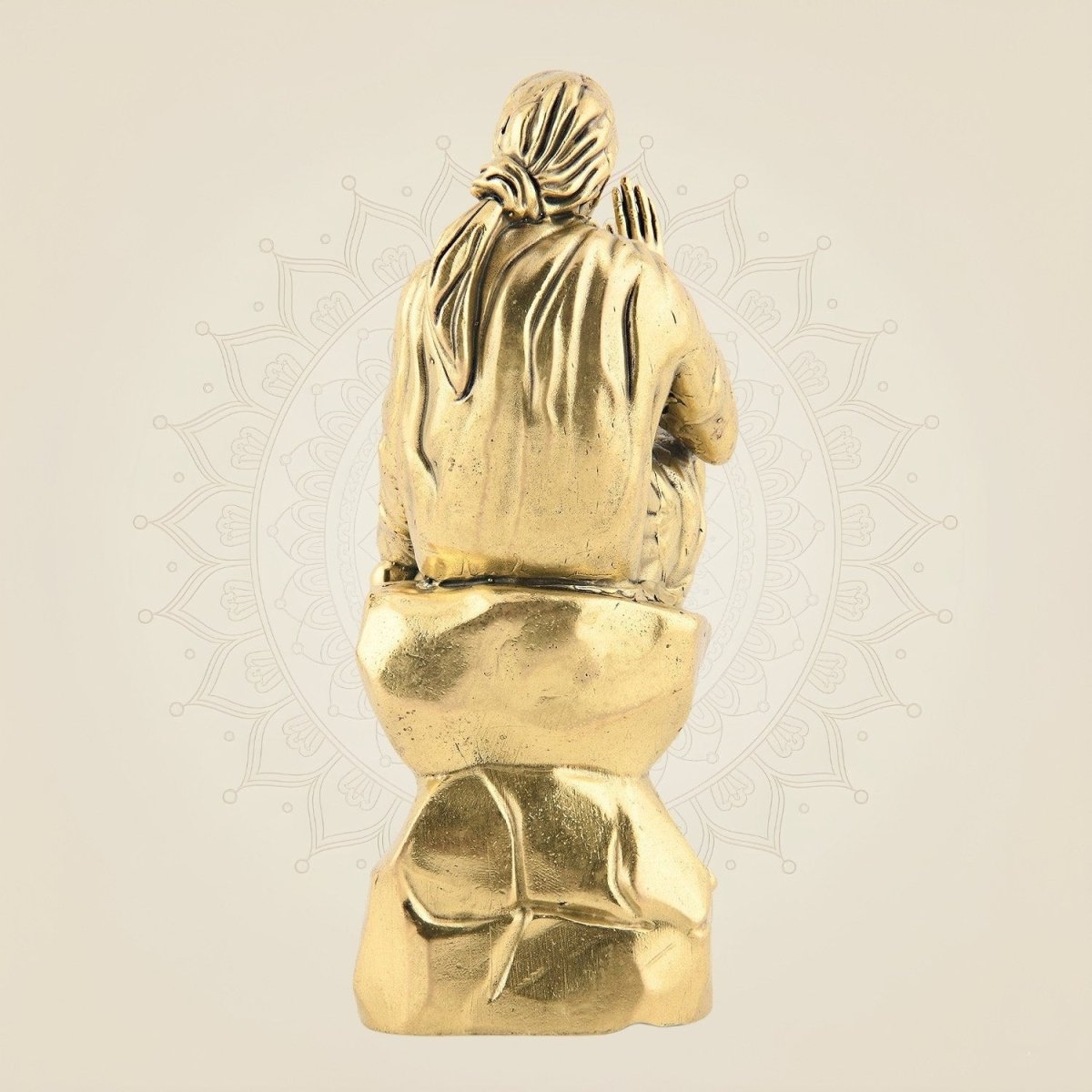 6" Brass Sai Baba – Superfine Idol