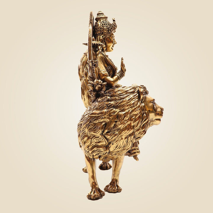 Brass Durga Maa