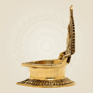 Oil Brass Diya Decor - Luxe Artisanship