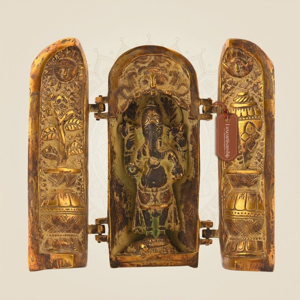 7.5" Folding Ganesha Idol