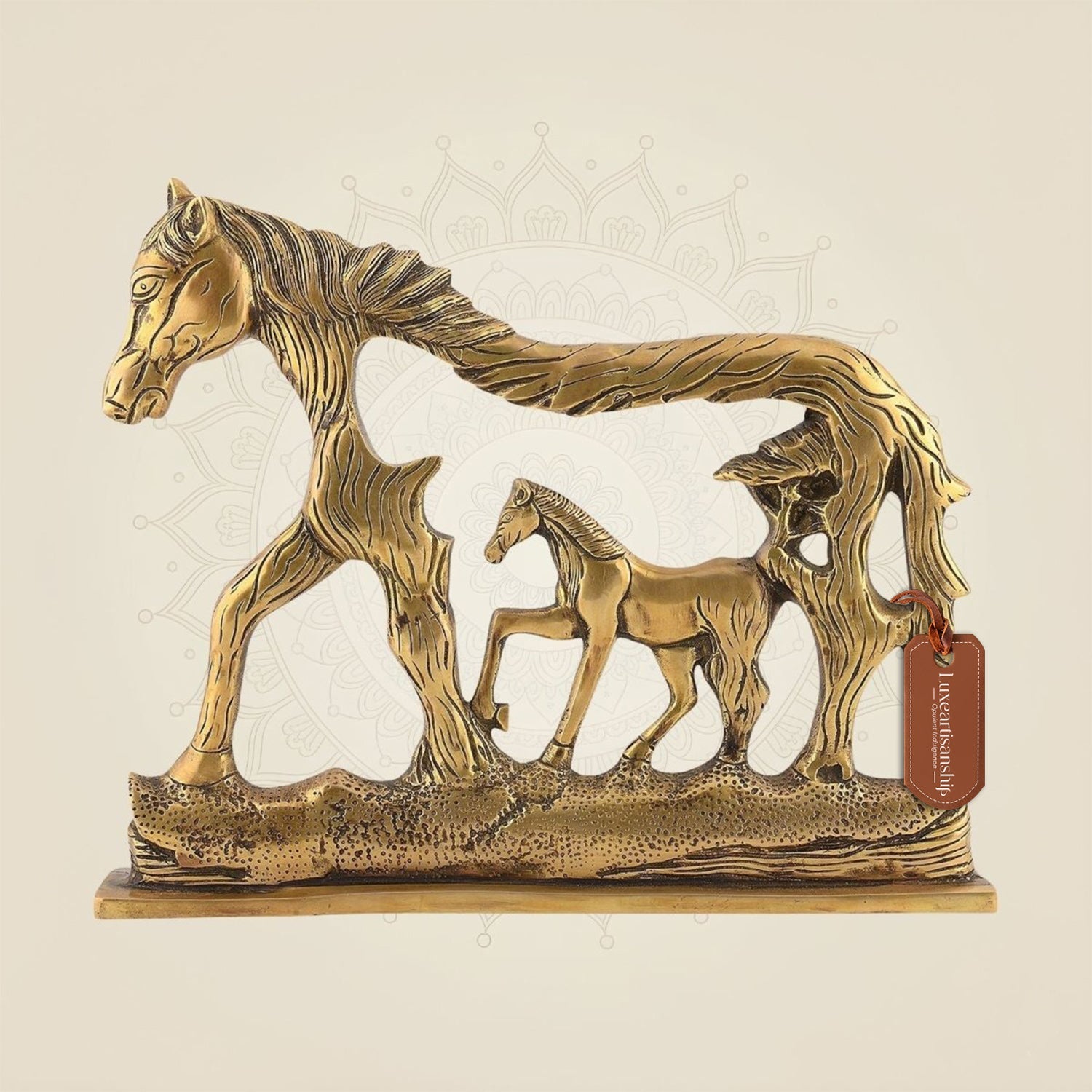 Modern Horse Brass Showpiece