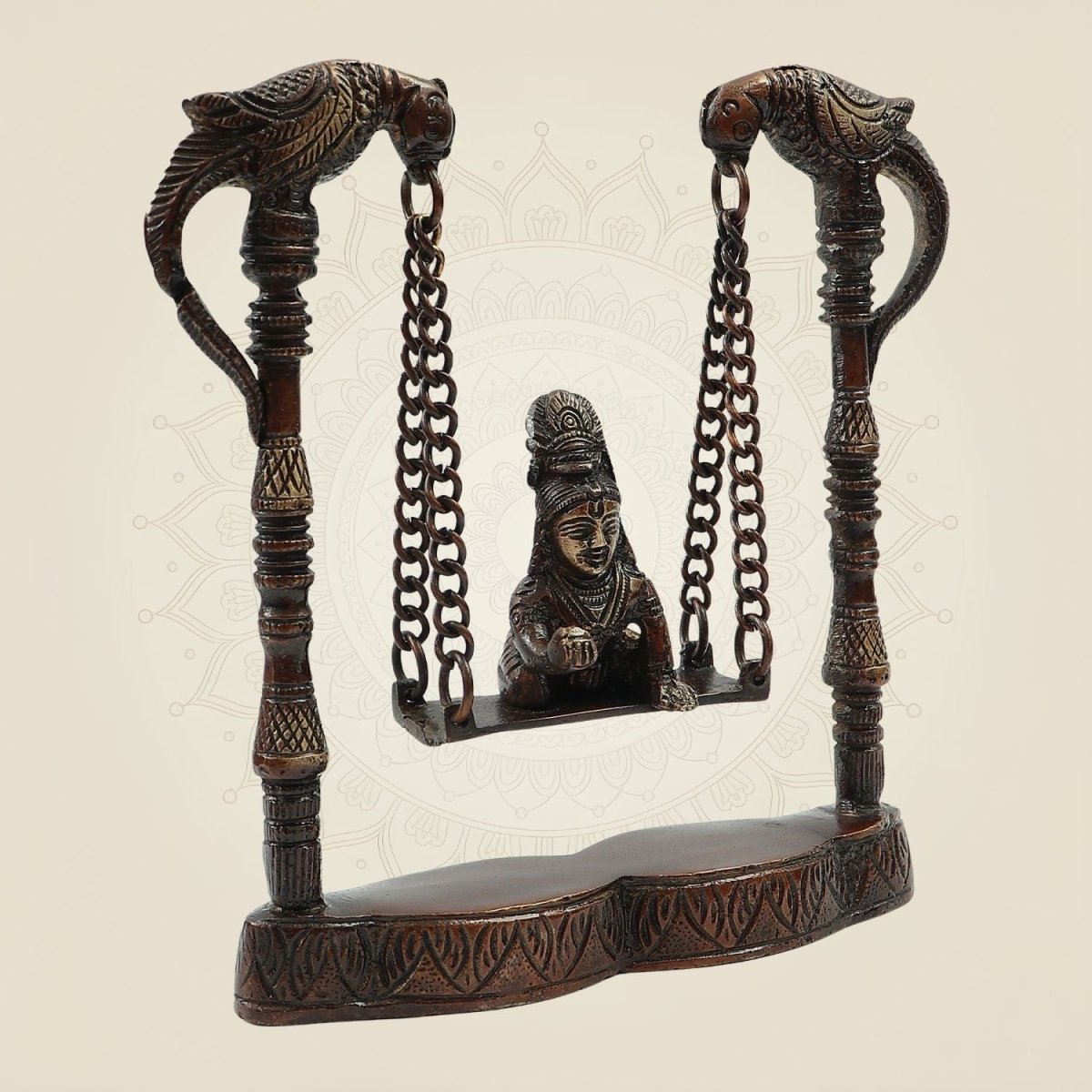 Charming Bal Hand Painted Krishna Murti