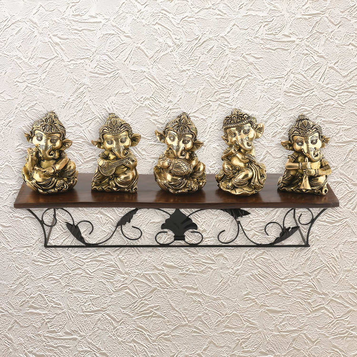 Ganesh Metal Idol Set