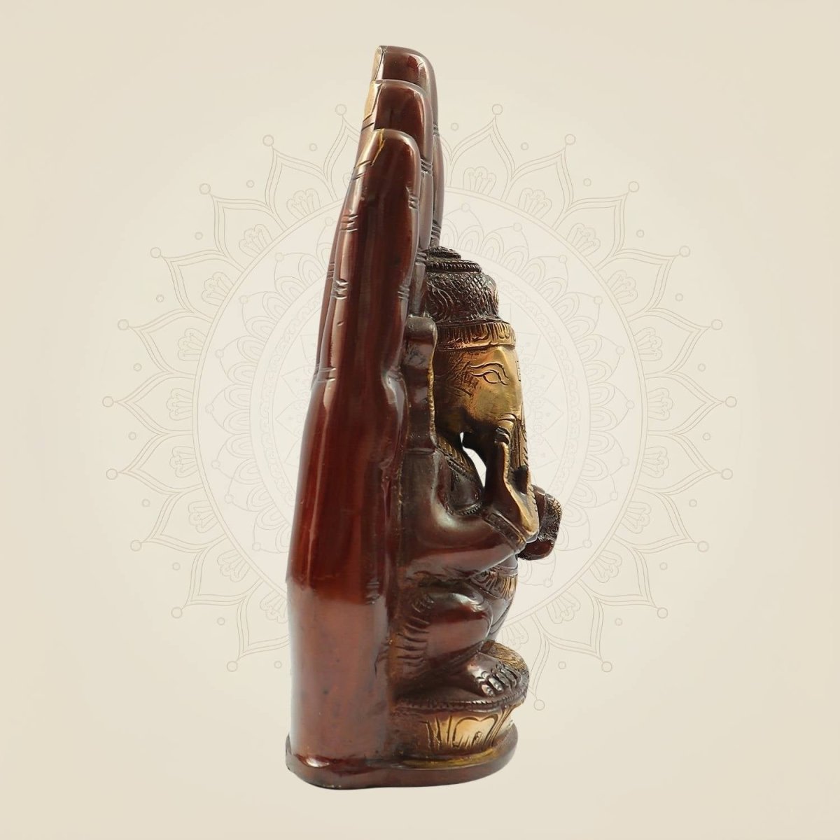 Embossed on Hand – Divine Ganesh Murti