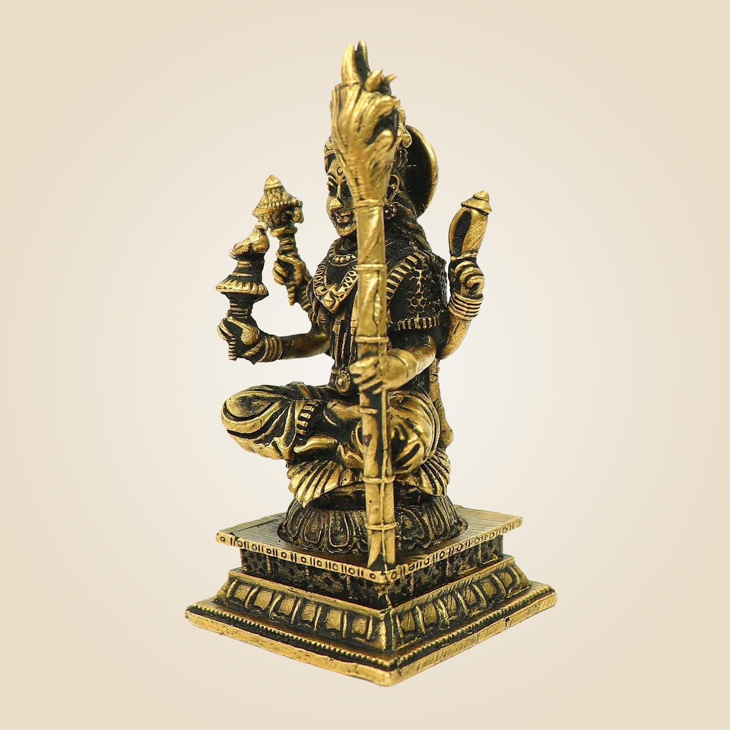 3.25" Goddess Kamakshi Bronze Idol – Tripura Sundari Murti or Lalita Devi