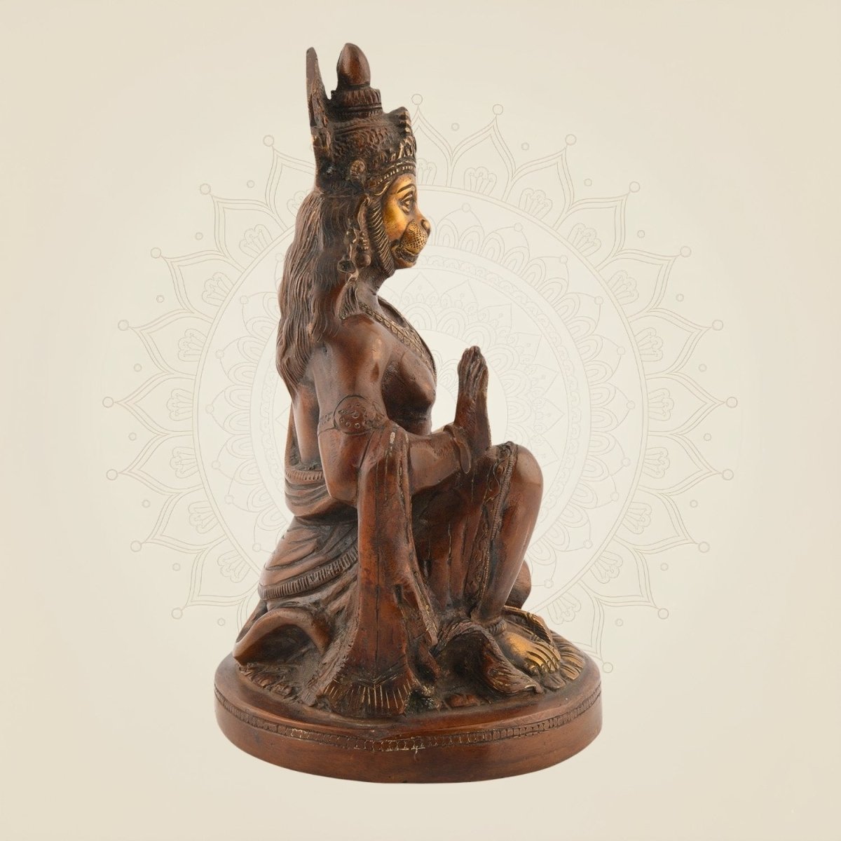 Hanuman Brass Idol – Blessing Bajrangbali Statue - Luxeartisanship