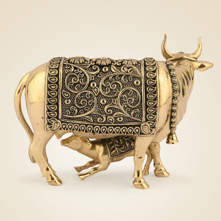 Pure Brass Kamdhenu Cow