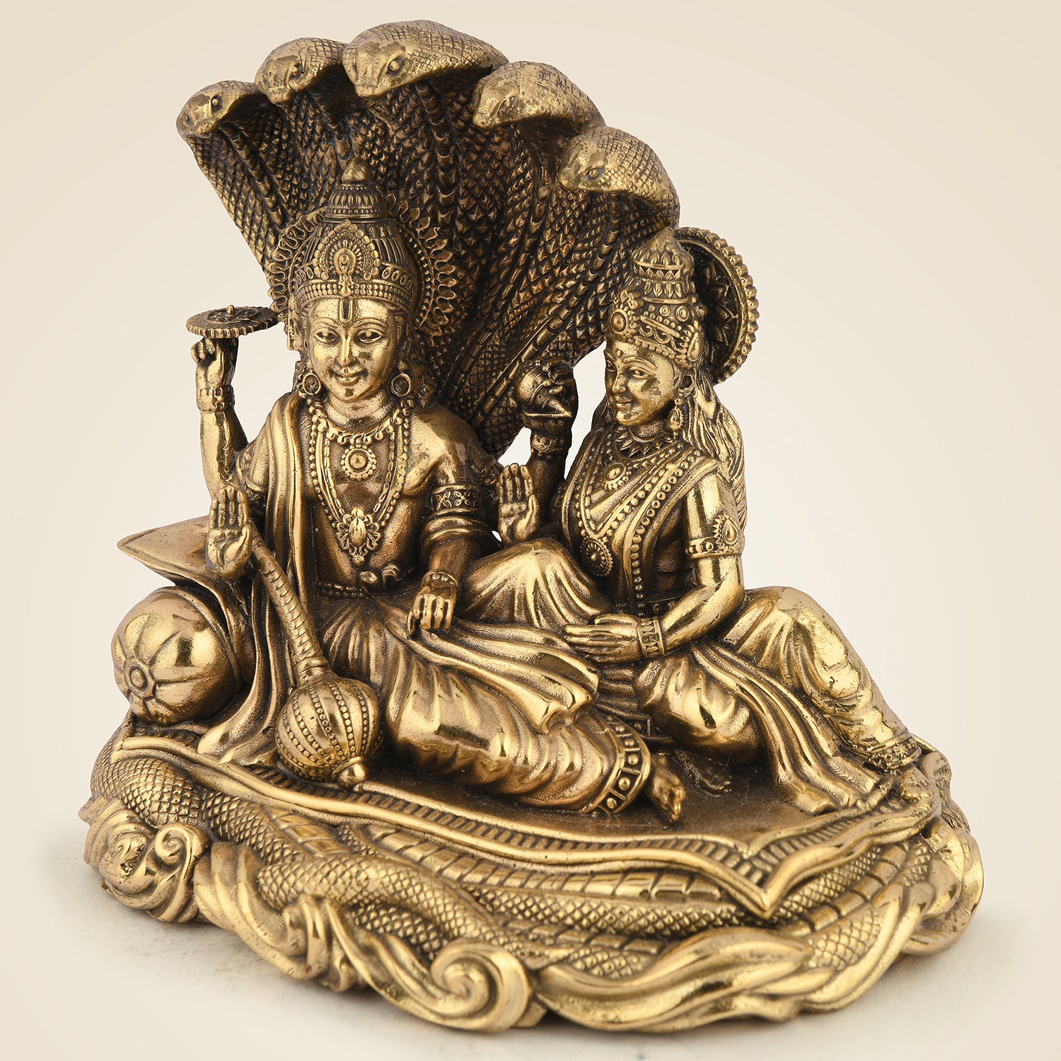 Pure Brass Laxmi Narayan