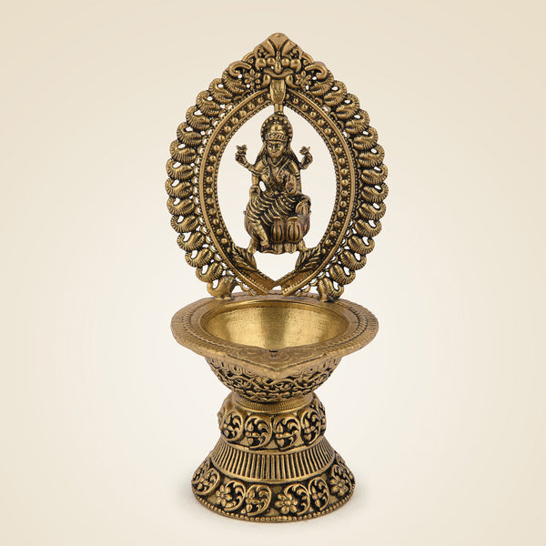 Pure Brass Lakshmi Mata Diya