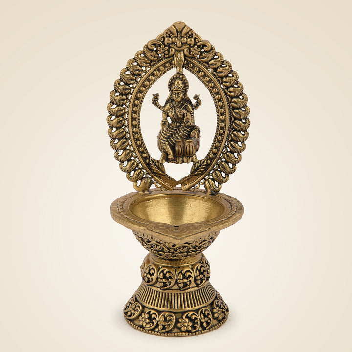 Pure Brass Lakshmi Mata Diya