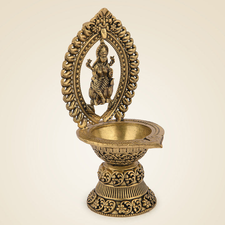 Pure Brass Lakshmi Mata Diya