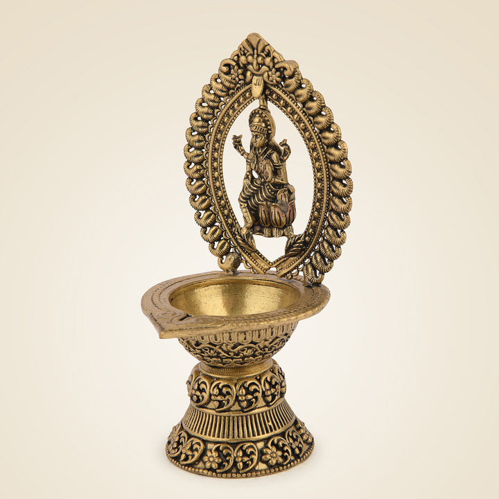 Pure Brass Lakshmi Mata Diya