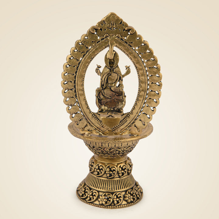 Pure Brass Lakshmi Mata Diya