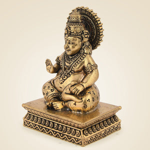 Pure Brass God Kuber