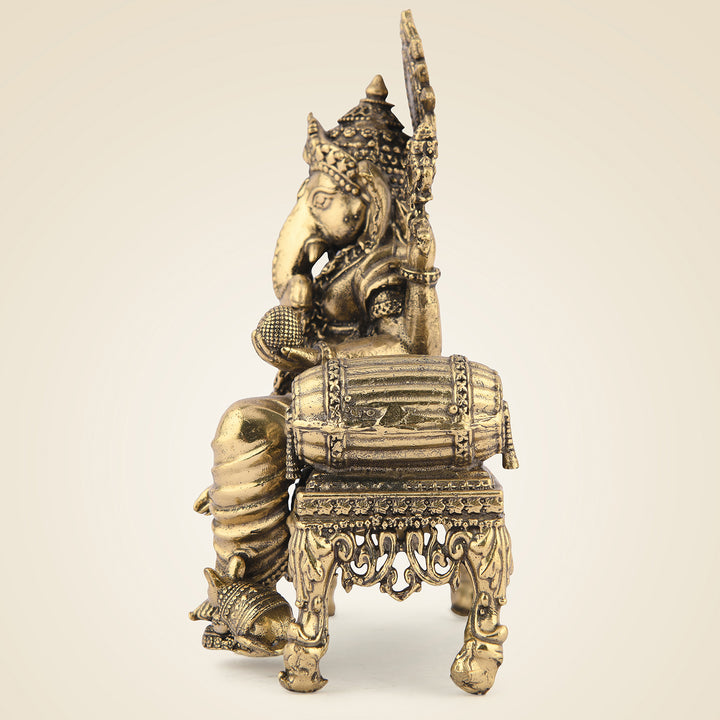 Pure Brass Ganesh Idol