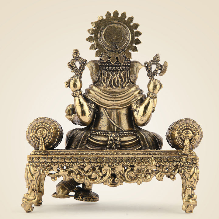 Pure Brass Ganesh Idol