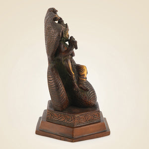Pure Brass Vishnu