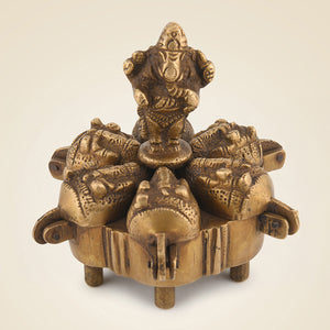 Pure Brass Kumkum Box