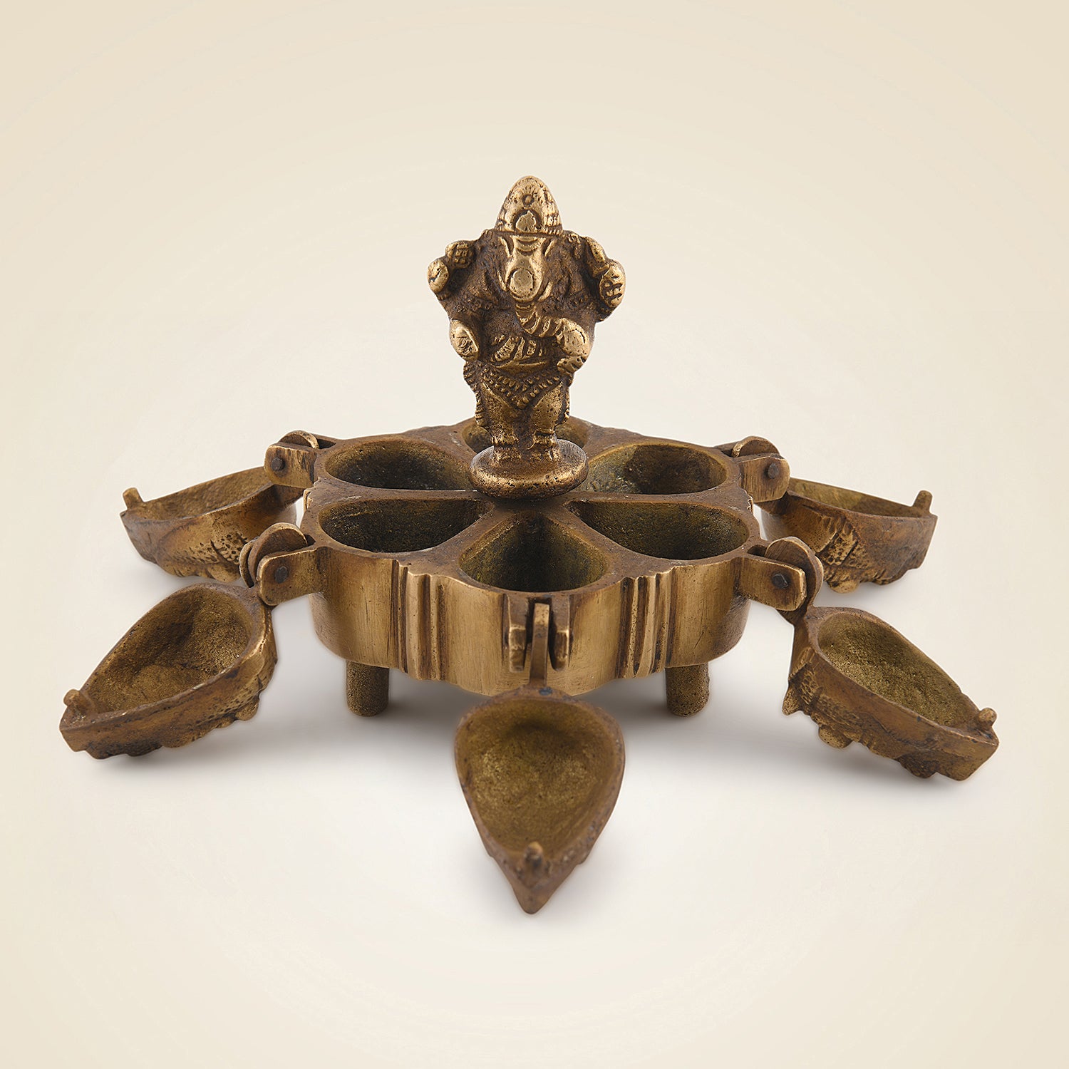 Pure Brass Kumkum Box