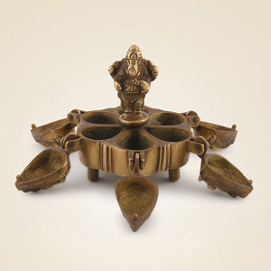 Pure Brass Kumkum Box