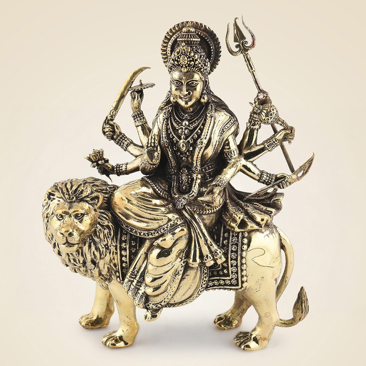 Brass Durga Mata
