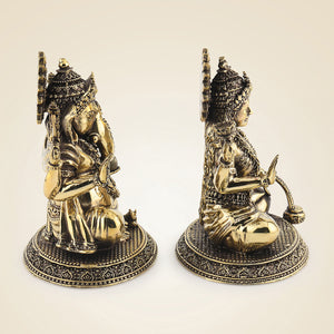 Brass Ganesh Laxmi