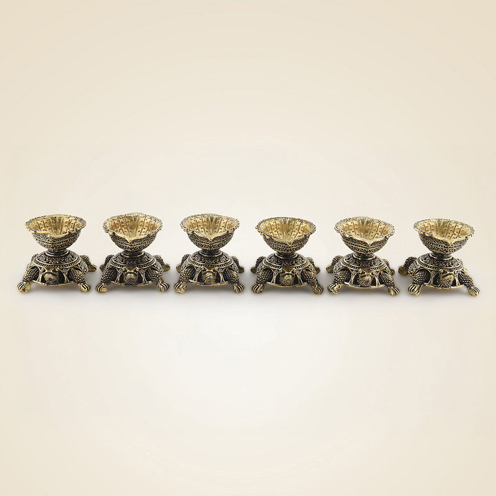 Brass Tortoise Diya