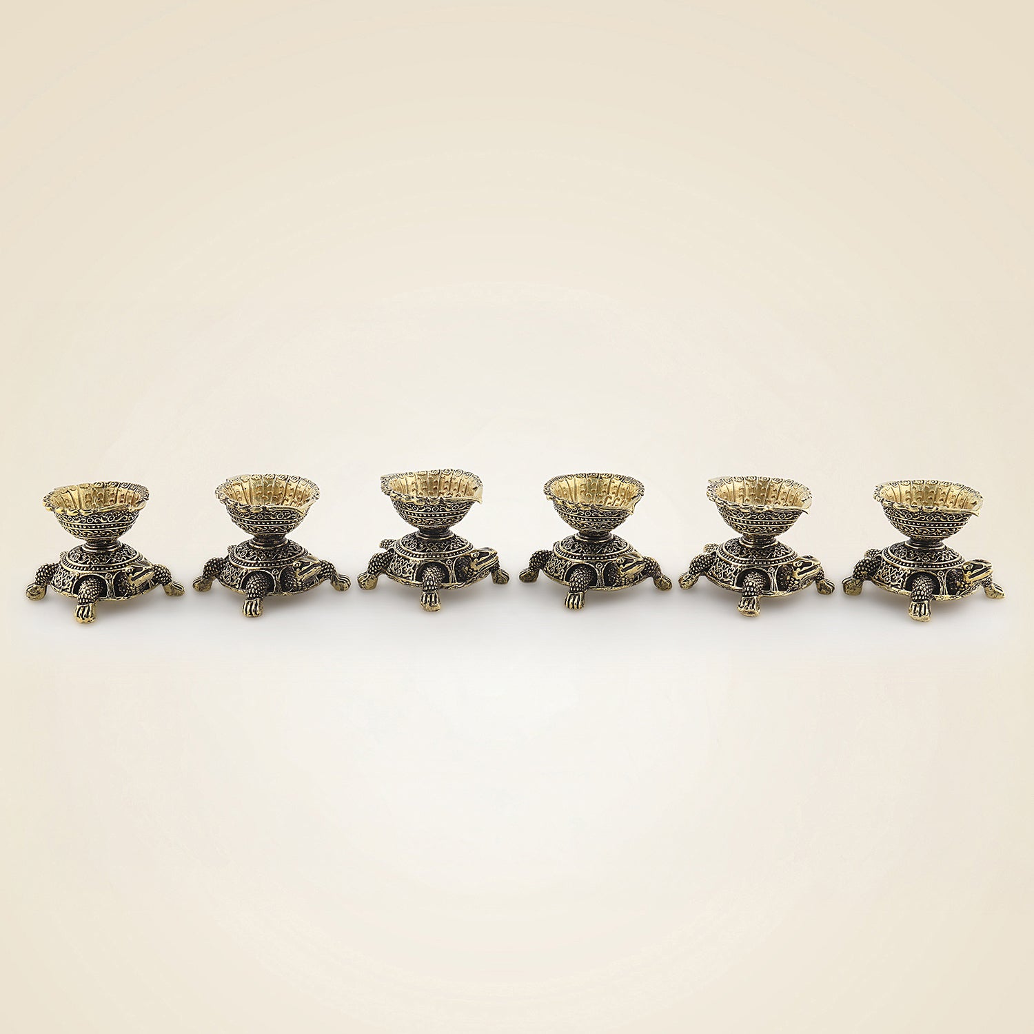 Brass Tortoise Diya