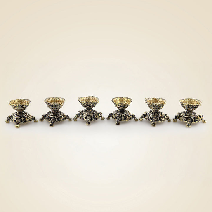 Brass Tortoise Diya