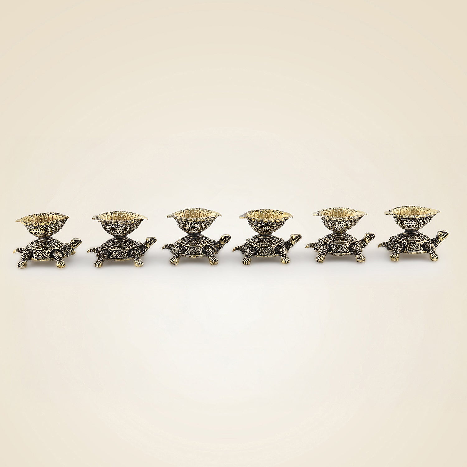 Brass Tortoise Diya
