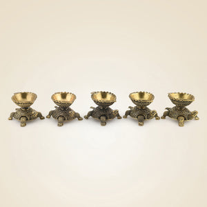 Brass Tortoise Diya