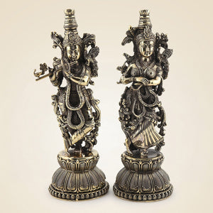 Brass Radha Krishna