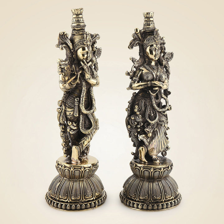Brass Radha Krishna