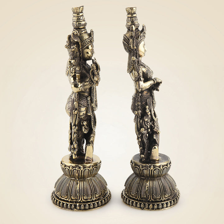 Brass Radha Krishna